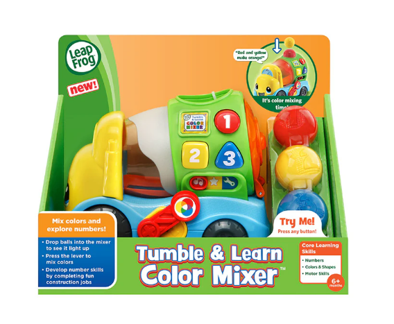 LEAPFROG TUMBLE & LEARN COLOR MIXER 101047